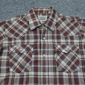 Levi's Brown Plaid Casual Button Down Shirt